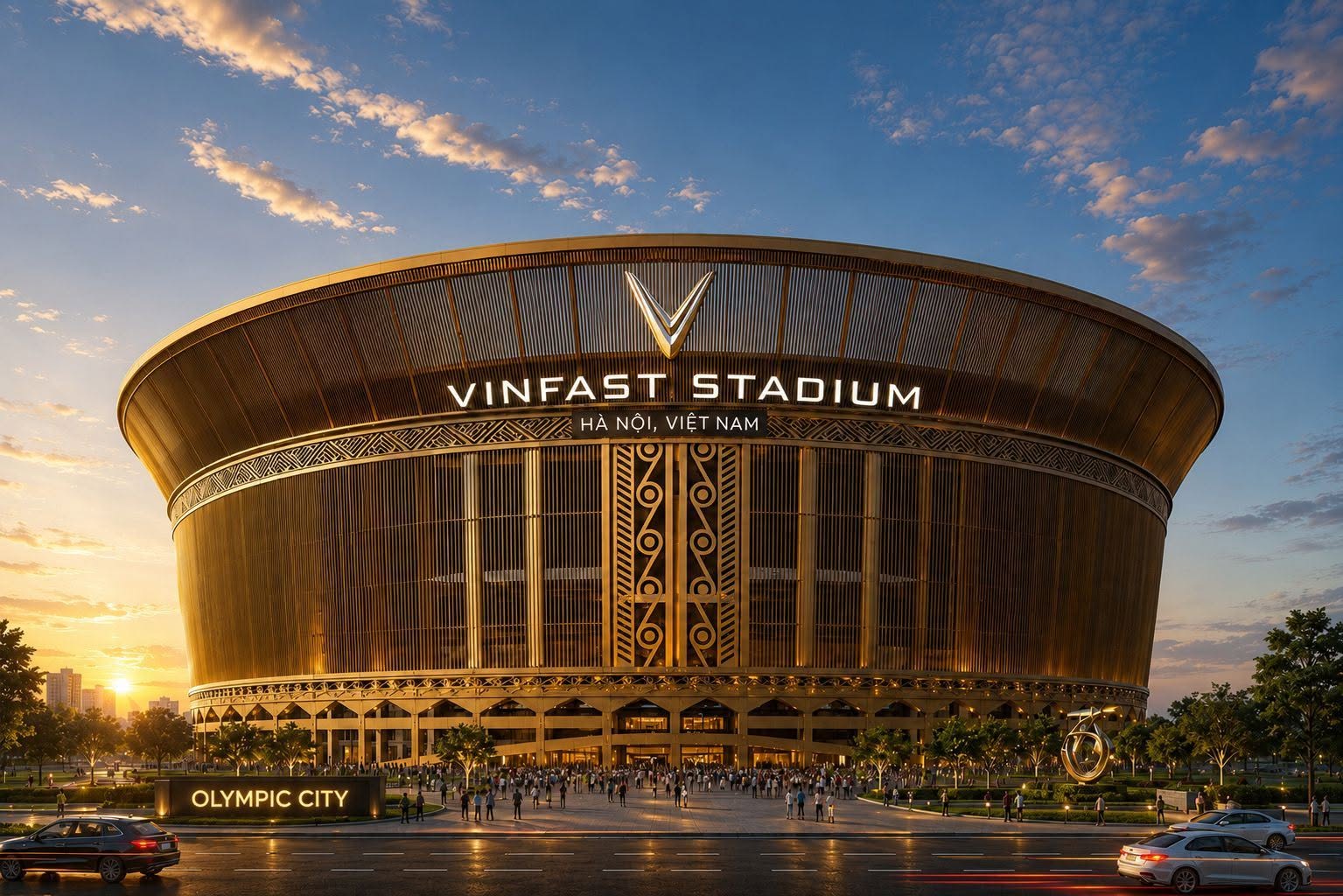 VinFast Stadium Aerial Master Plan - 73.3 Hectare Complex